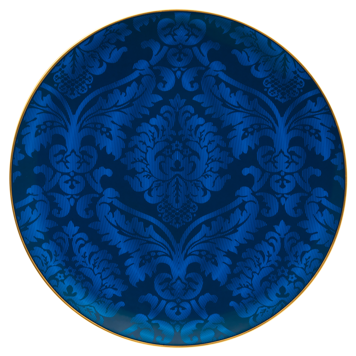 haviland-limoges-damass-platzteller-blau-ritz-paris image 1