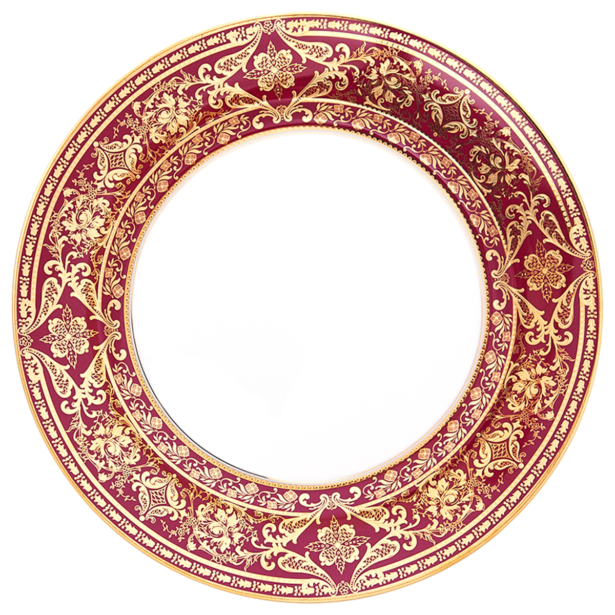 haviland-limoges-matignon-runde-platte-kirsche-gold image 1