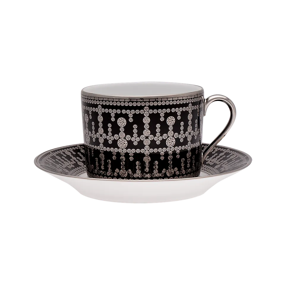 haviland-limoges-tiara-noir-platine-fr-hst-ckstasse-mit-untertasse image 1