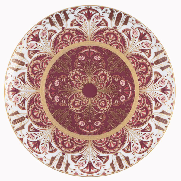 haviland-limoges-r-ves-du-nil-pourpre-or-tarteplatte-plat-tarte image 1