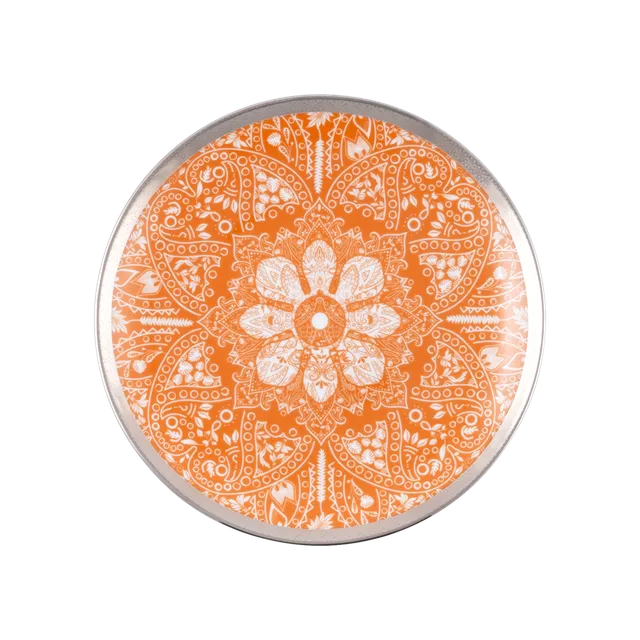 haviland-limoges-romane-orange-dessertteller image 1
