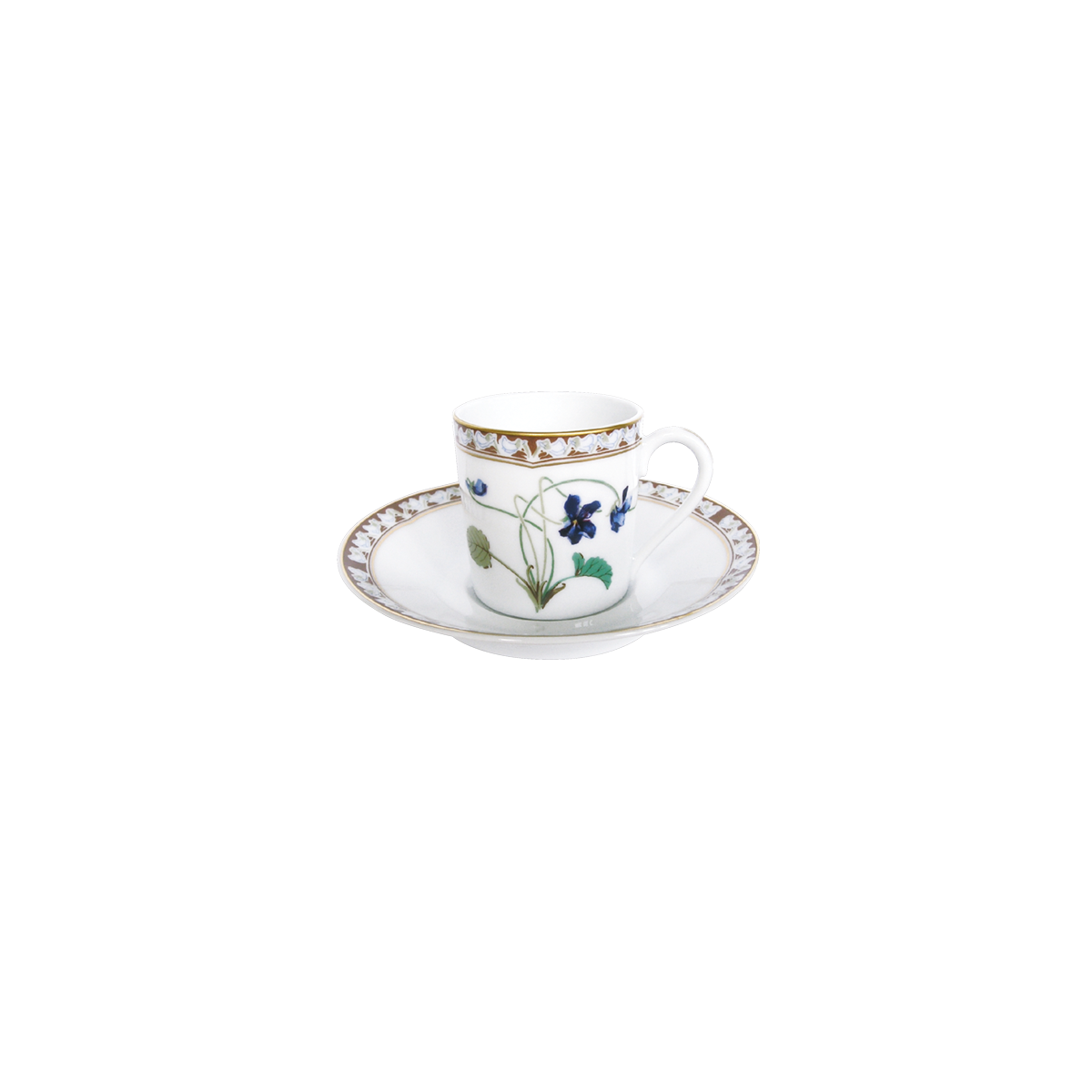 haviland-limoges-imp-ratrice-eug-nie-tasse-und-untertasse-espresso image 1
