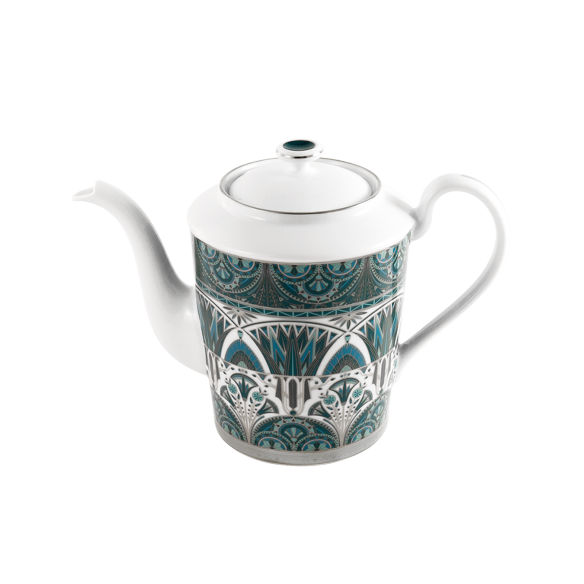 haviland-limoges-r-ves-du-nil-vert-platine-teekanne image 1
