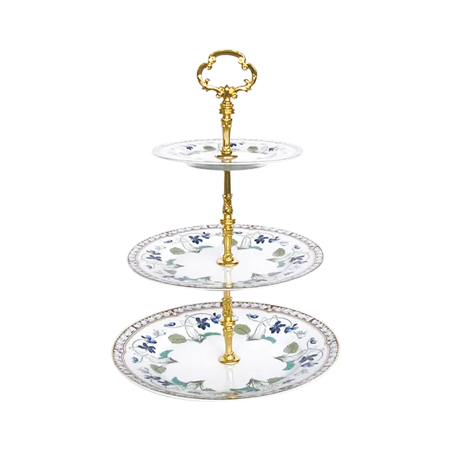 haviland-limoges-imp-ratrice-eug-nie-etagere-3-st-ckig-serviteur image 1