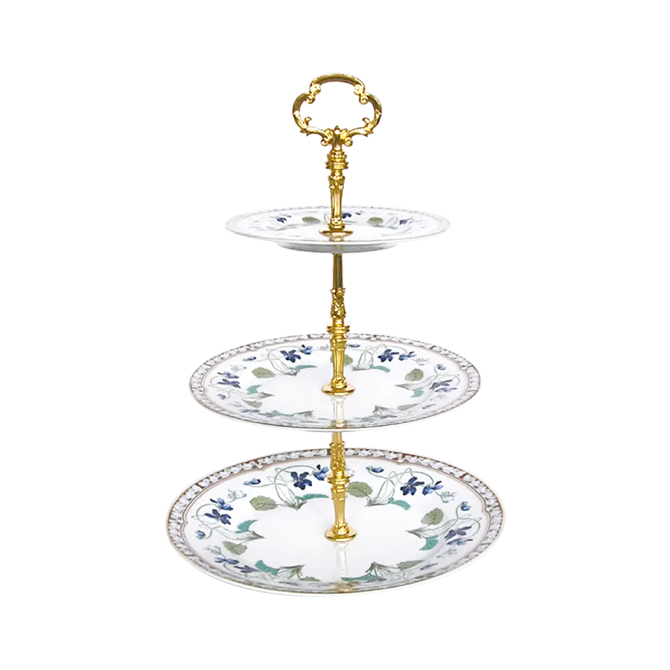 haviland-limoges-imp-ratrice-eug-nie-etagere-3-st-ckig-serviteur image 1
