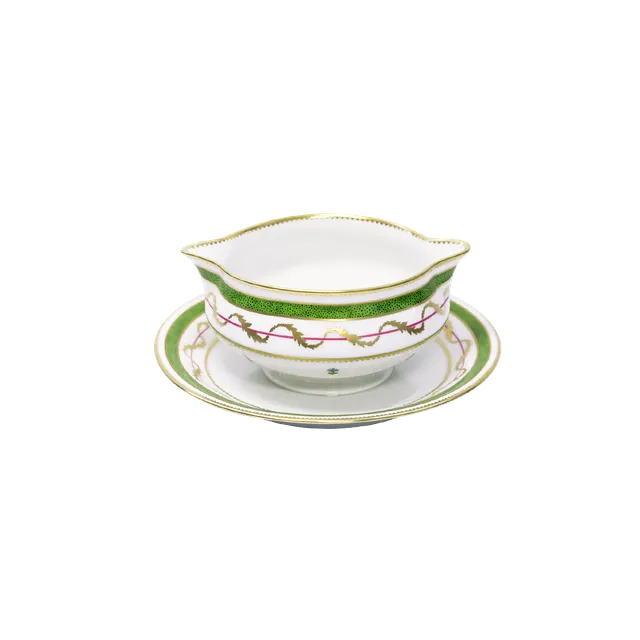 haviland-limoges-vieux-paris-vert-sauciere-gr-n image 1