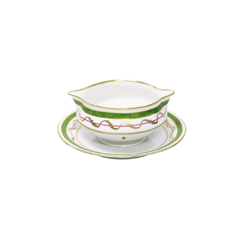 haviland-limoges-vieux-paris-vert-sauciere-gr-n image 1
