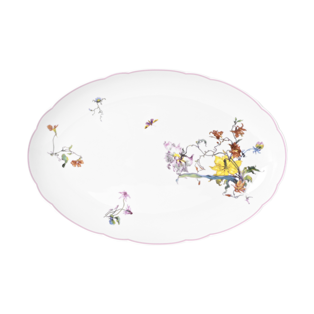 haviland-limoges-fleurs-d-auteuil-plat-oval image 1