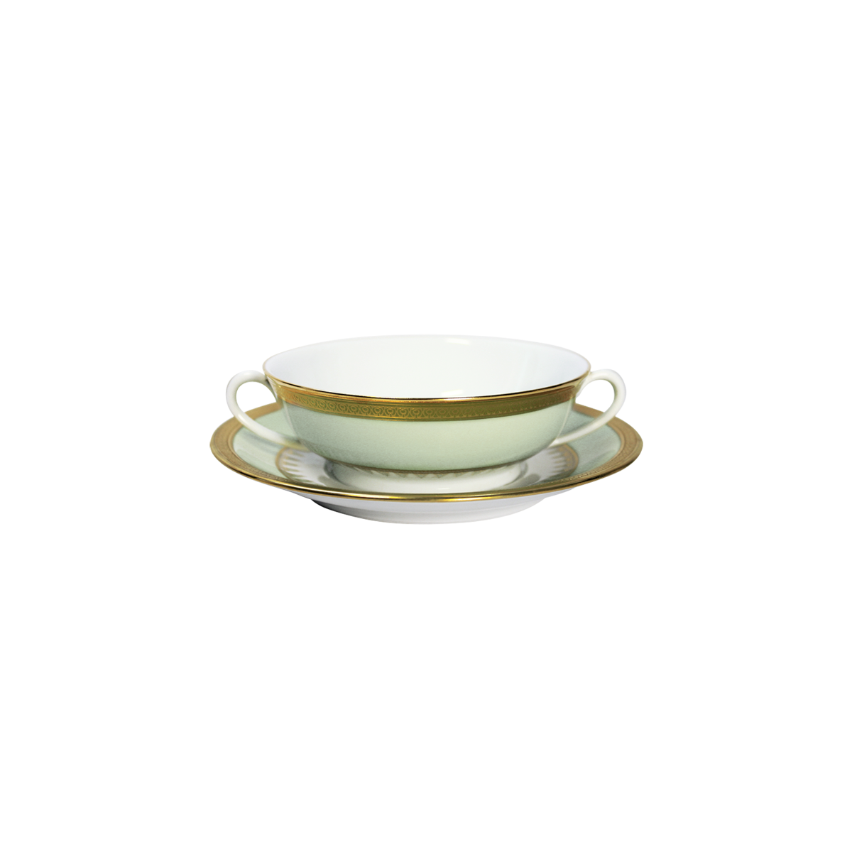 haviland-limoges-oasis-bouillon-schale-mit-untertasse-suppentasse image 1