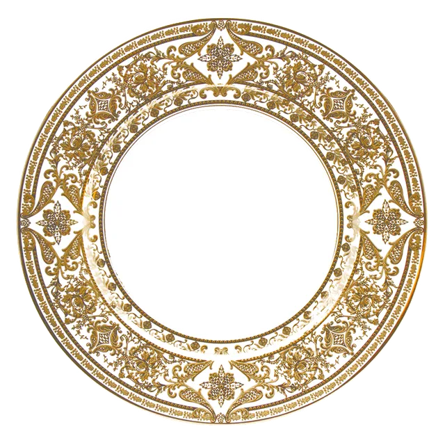 haviland-limoges-matignon-platzteller-wei-gold image 1
