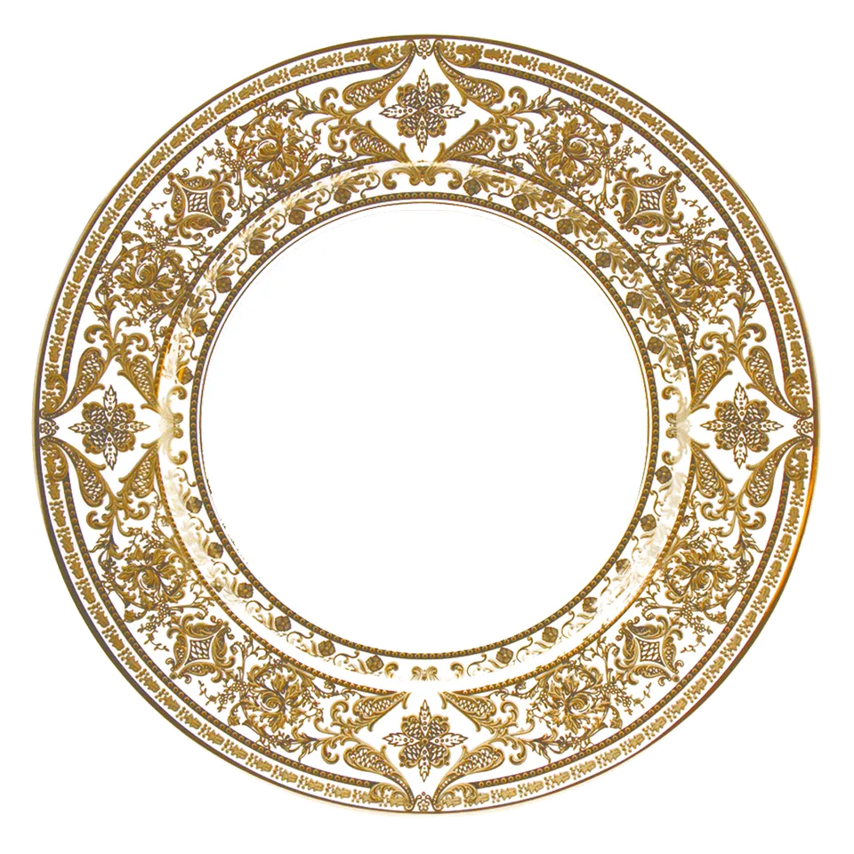 haviland-limoges-matignon-platzteller-wei-gold image 1
