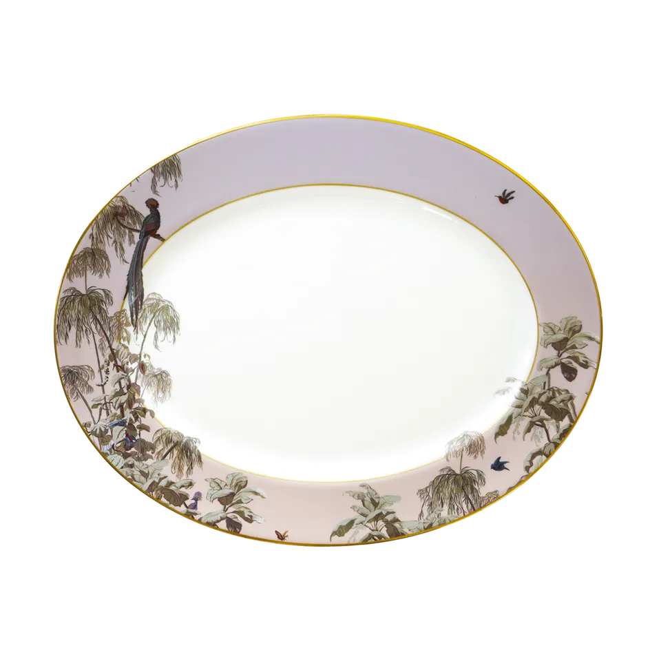 haviland-limoges-le-br-sil-manufacture-zuber-ovale-platte image 1