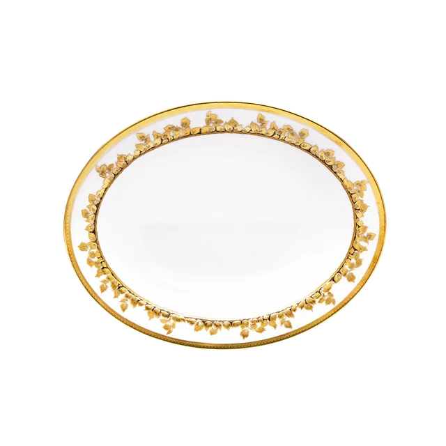 haviland-limoges-feuille-d-or-compotier-dessertschale-gold image 1