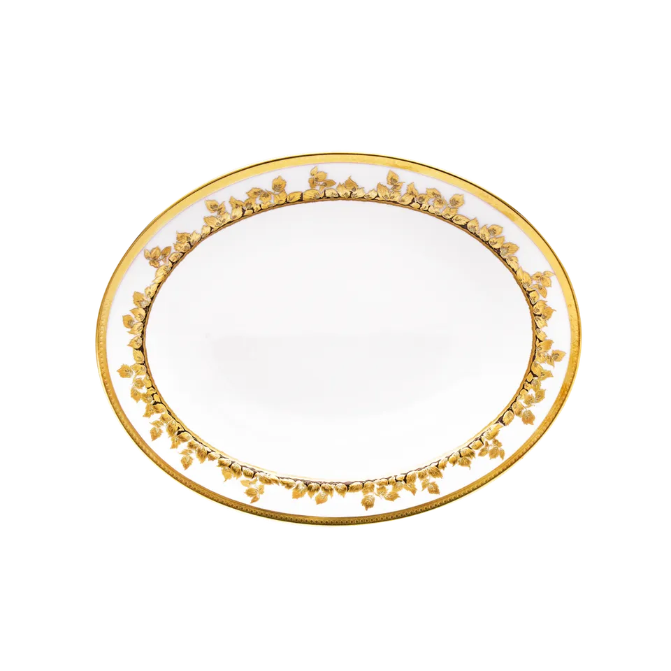 haviland-limoges-feuille-d-or-compotier-dessertschale-gold image 1