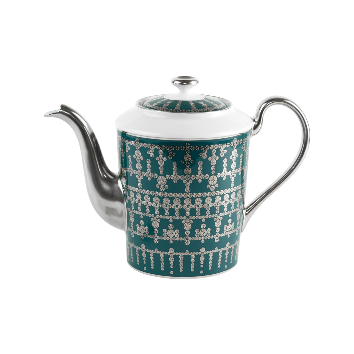 haviland-limoges-tiara-bleu-paon-platine-teekanne image 1