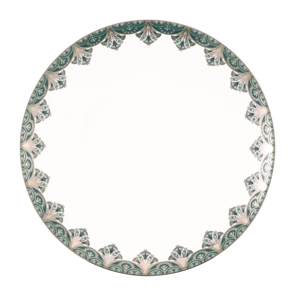 haviland-limoges-r-ves-du-nil-vert-platine-speiseteller image 1