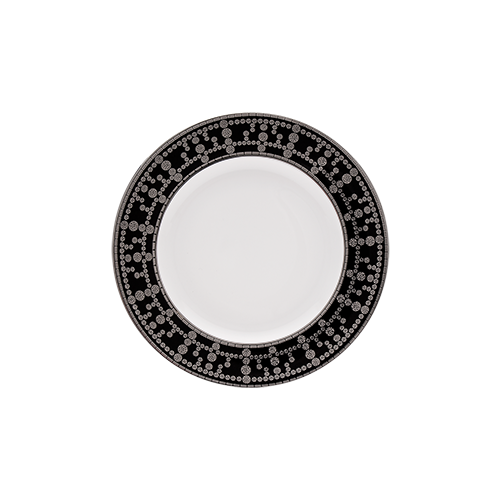 haviland-limoges-tiara-brotteller-noir-platine image 1