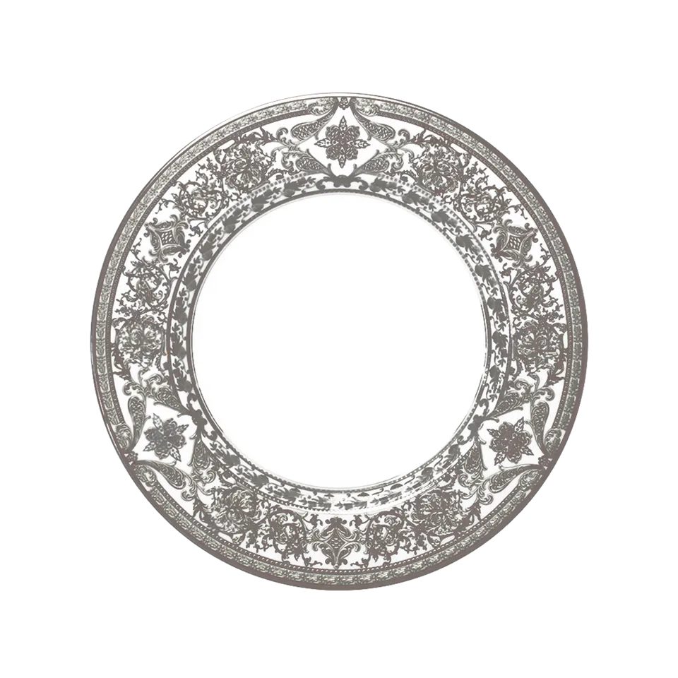 haviland-limoges-matignon-blanc-platine-suppenteller-mit-fahne image 1