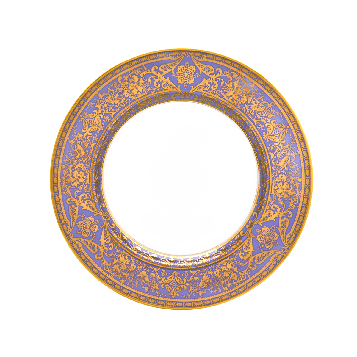 haviland-limoges-matignon-lavande-or-assiette-creuse-aile-tiefer-teller image 1