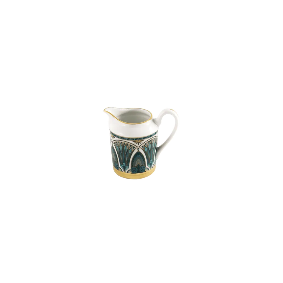 haviland-limoges-r-ves-du-nil-cr-mier-milchk-nnchen-vert-or image 1