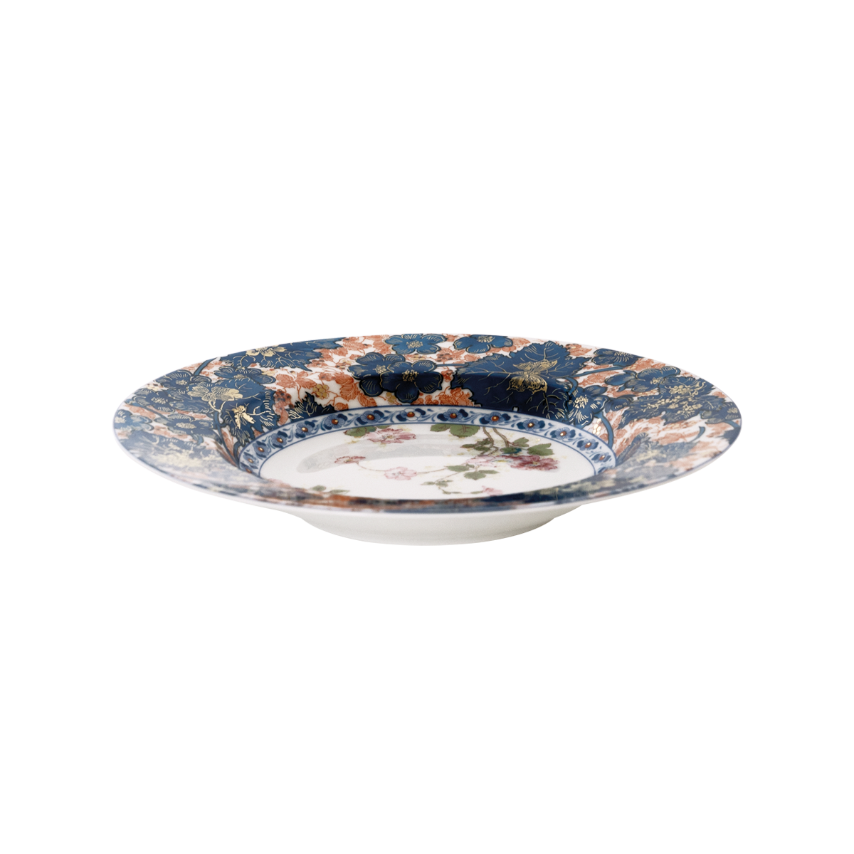 haviland-limoges-dammouse-tiefer-teller-mit-fahne image 2