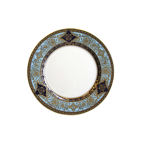 haviland-limoges-matignon-bleu-de-four-gold-kuchenteller image 2