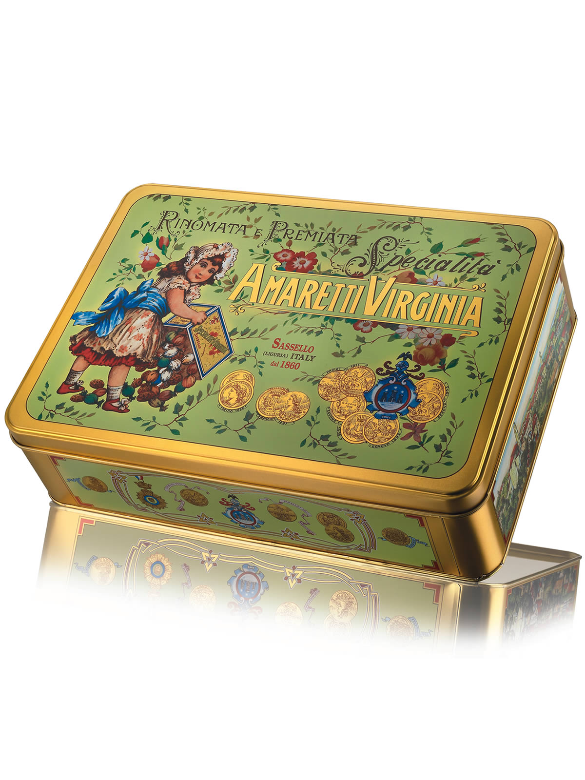 virginia-amaretti-amaretti-classici-metall-geschenkbox-600g image 1