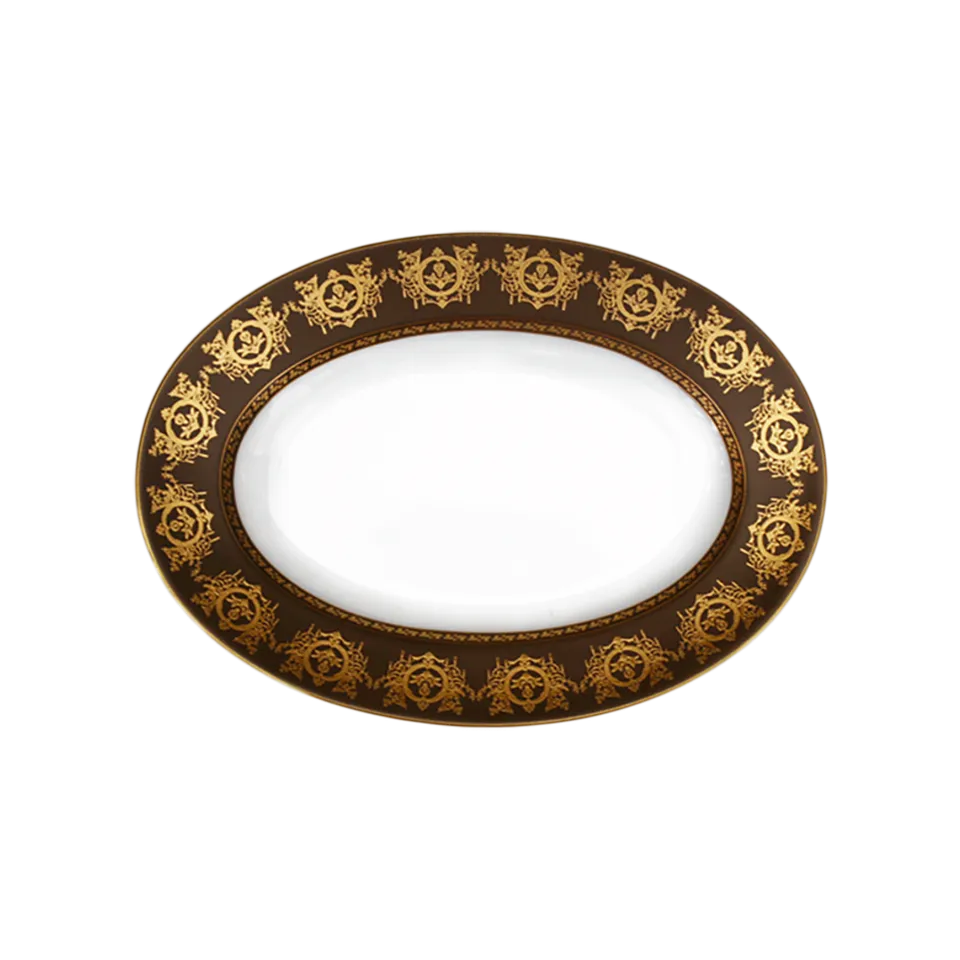 haviland-limoges-ritz-imp-rial-bronze-ravier-ritz-paris-servierschale image 1
