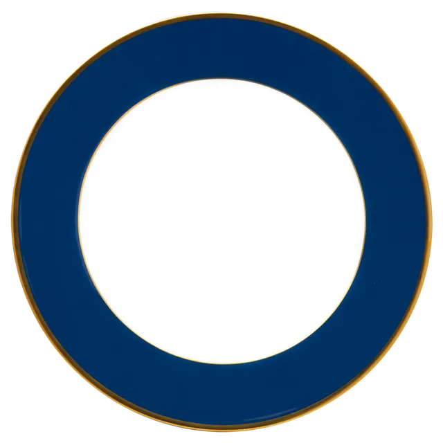 haviland-limoges-les-pr-sentations-pr-sentationsteller-blau-gold image 1