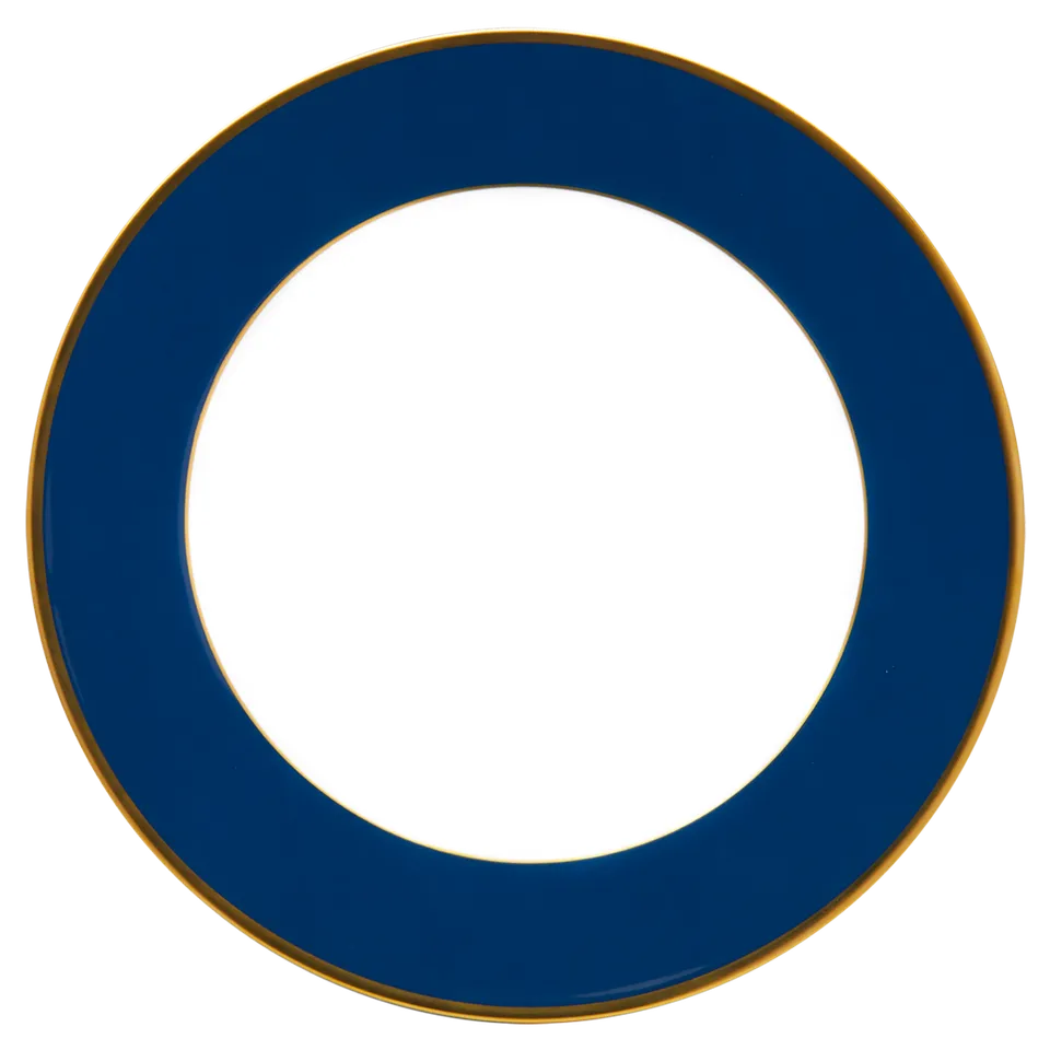 haviland-limoges-les-pr-sentations-pr-sentationsteller-blau-gold image 1