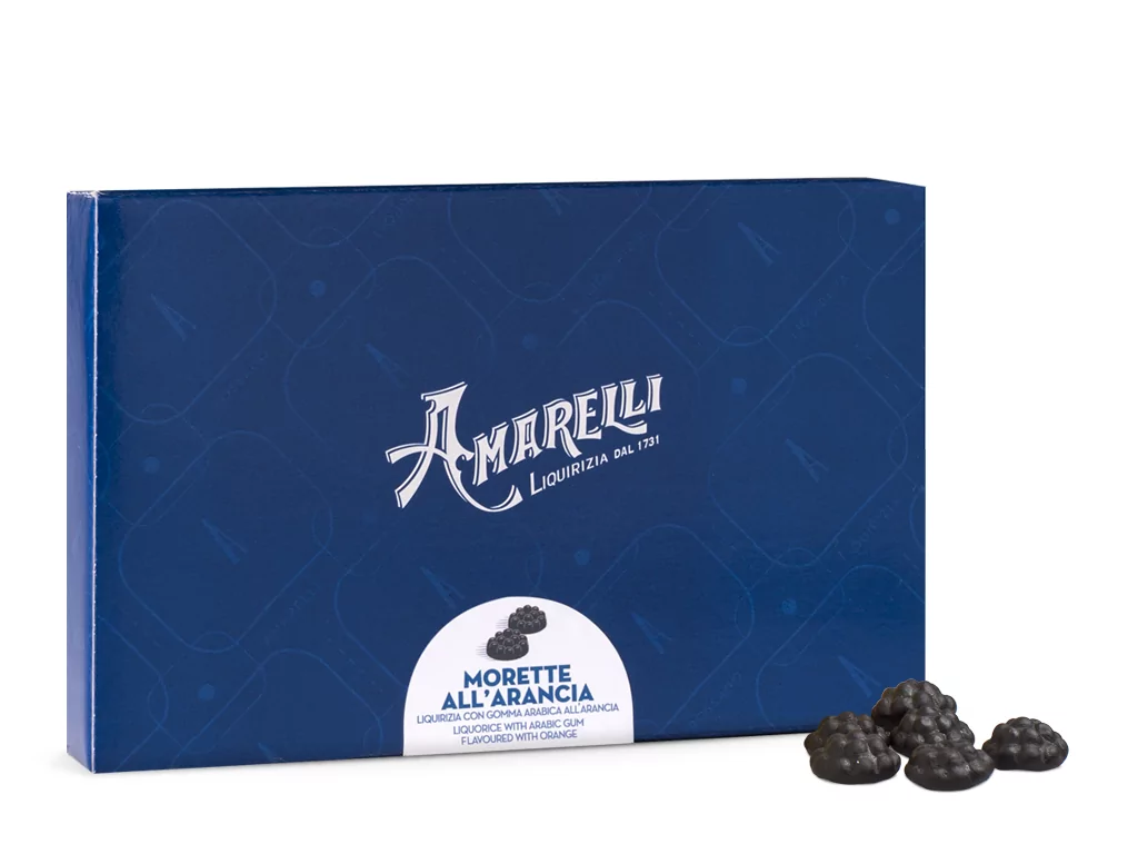 amarelli-morette-lakritz-orange-500-g image 1