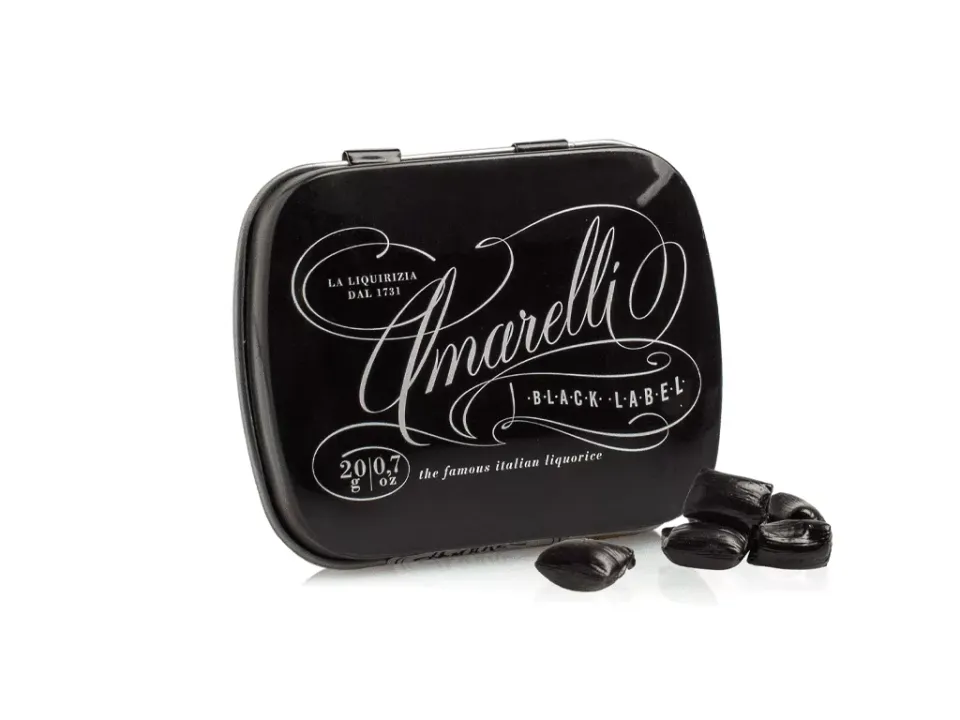 amarelli-black-label-mini-reine-lakritz-glutenfrei-20-g image 1