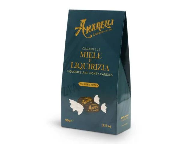 amarelli-bonbons-miel-et-r-glisse-90g-honig-lakritz-glutenfrei image 1
