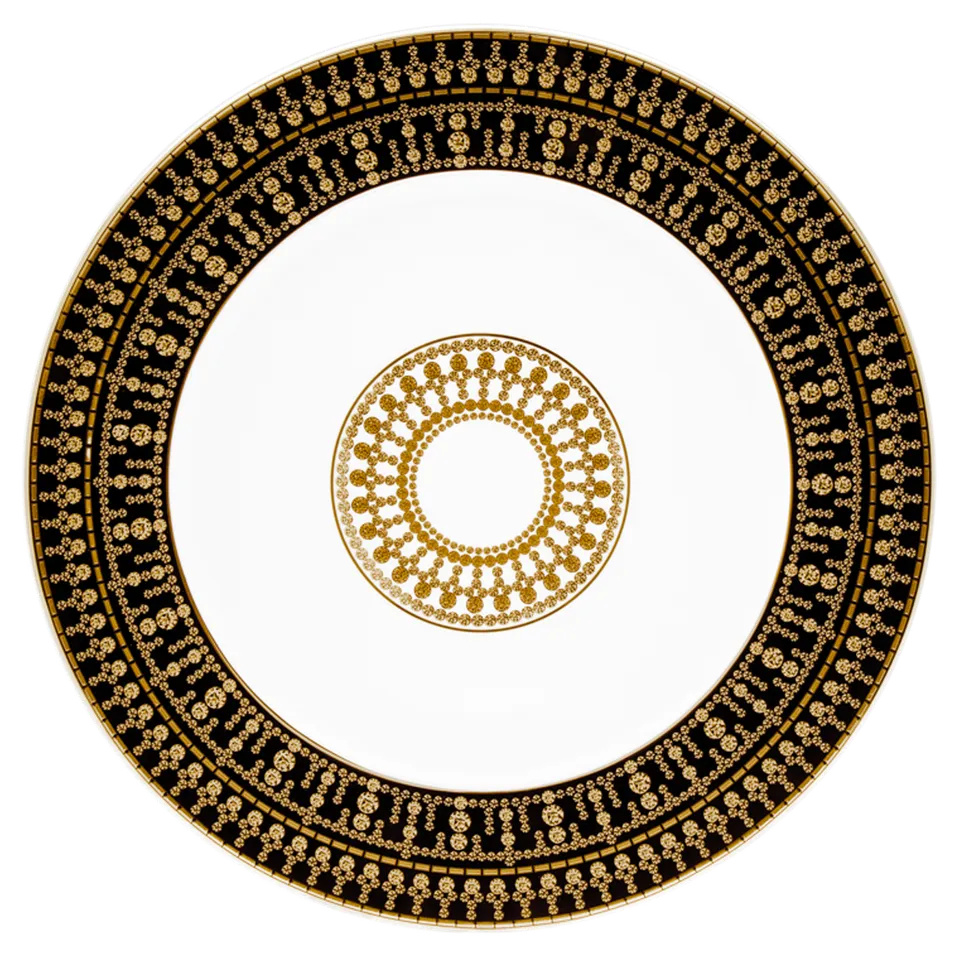 haviland-limoges-tiara-platzteller-schwarz-gold image 1