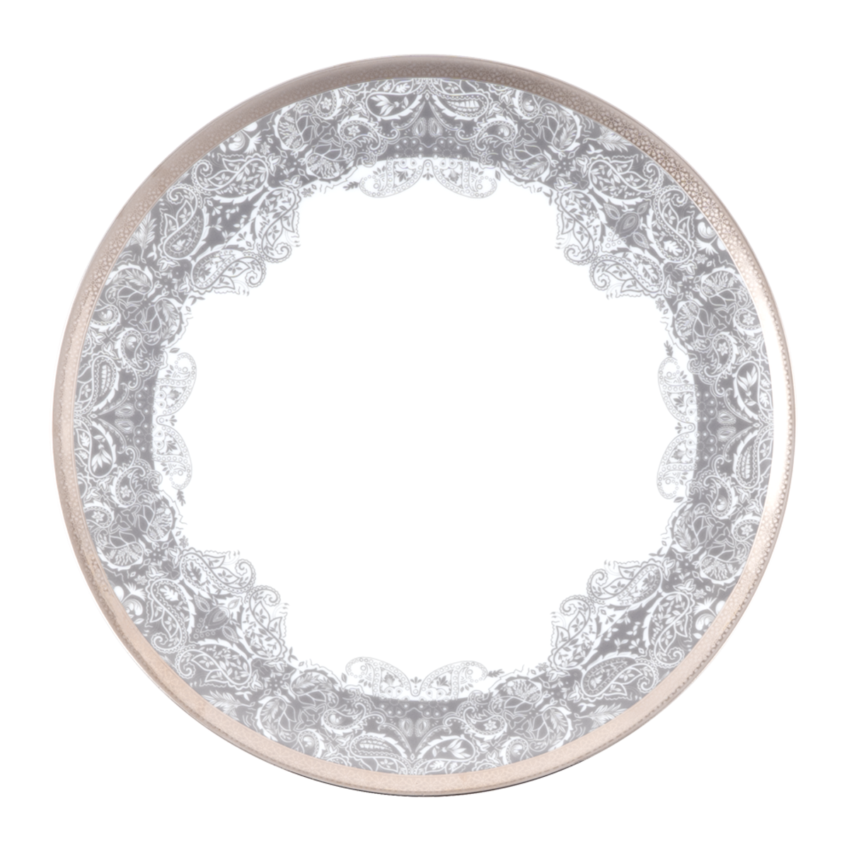 haviland-limoges-romane-speiseteller-grau image 1