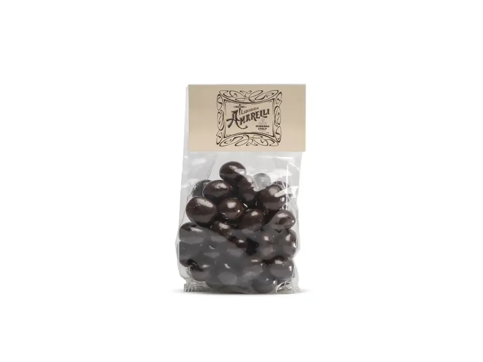 amarelli-kaffeebohnen-in-zartbitter-schokolade-mit-lakritz-80g image 1
