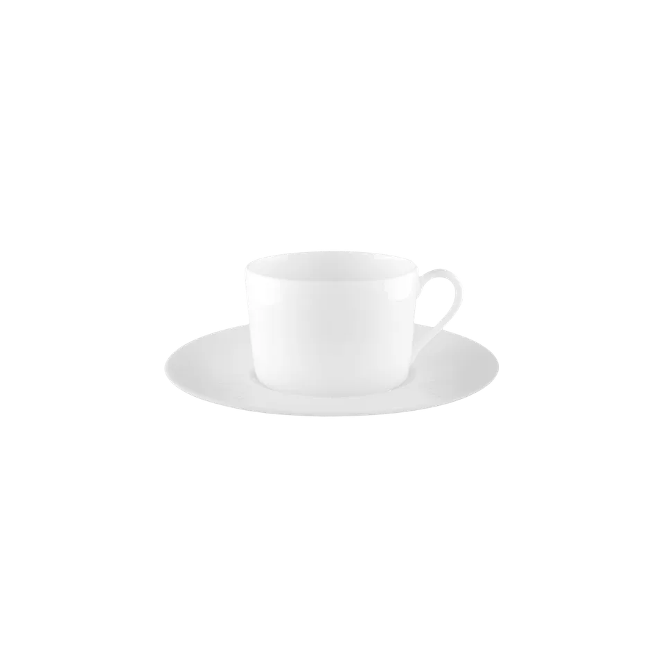 haviland-limoges-infini-blanc-tasse-und-untertasse-tee-teetasse image 1