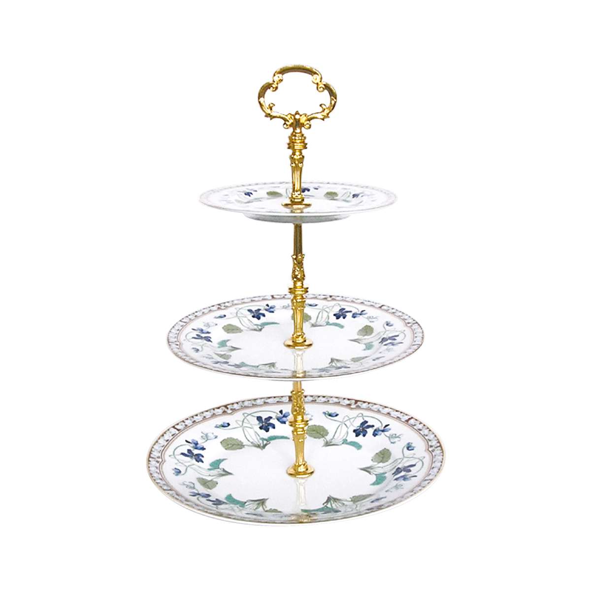 haviland-limoges-imp-ratrice-eug-nie-etagere-3-st-ckig-serviteur image 1