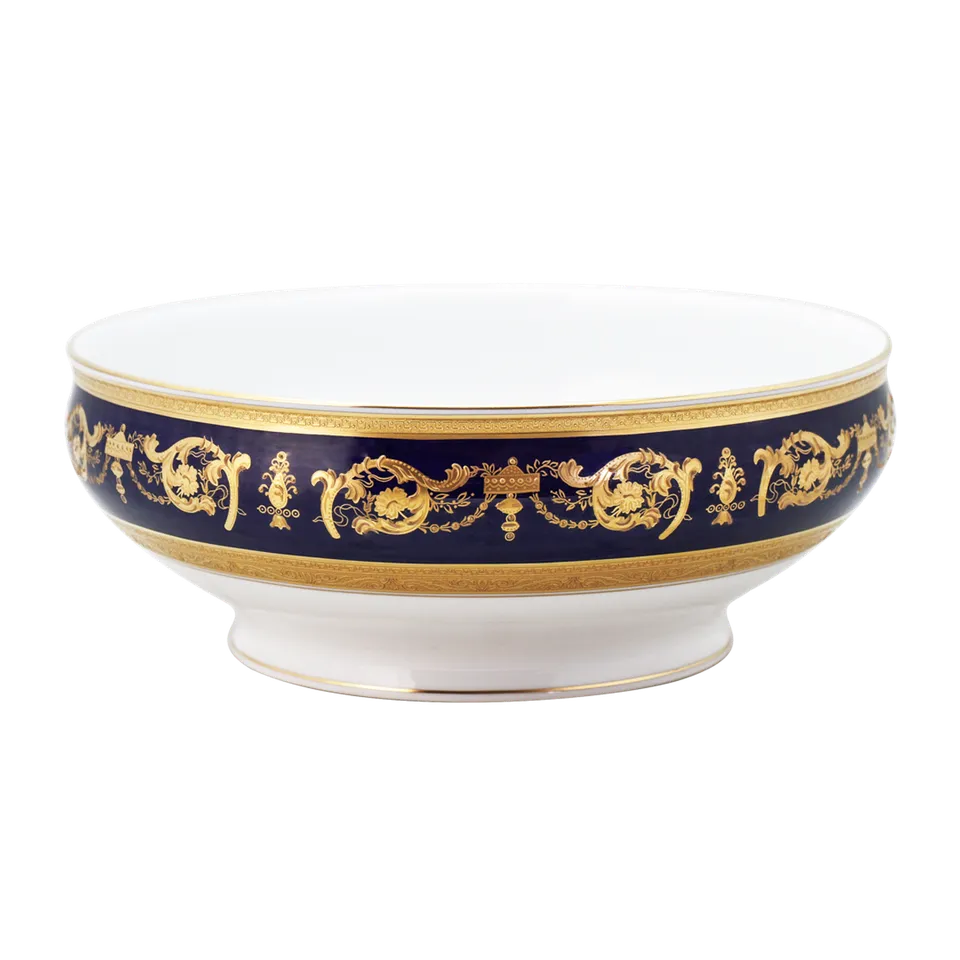 haviland-limoges-imp-rator-saladier-bleu-de-four-or image 1
