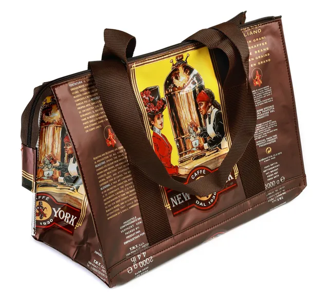 caff-new-york-shopper-bobina-borsa-mit-braunen-henkeln image 1