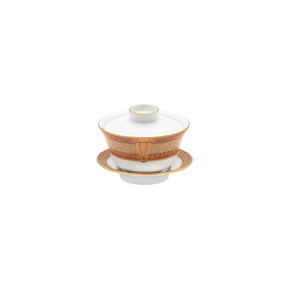 haviland-limoges-salon-murat-cerise-gold-teetasse-mit-untertasse image 1