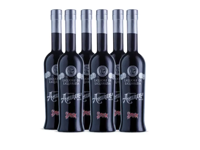 amarelli-lakritz-lik-r-6er-set-liquorice-liqueur-flaschen image 1