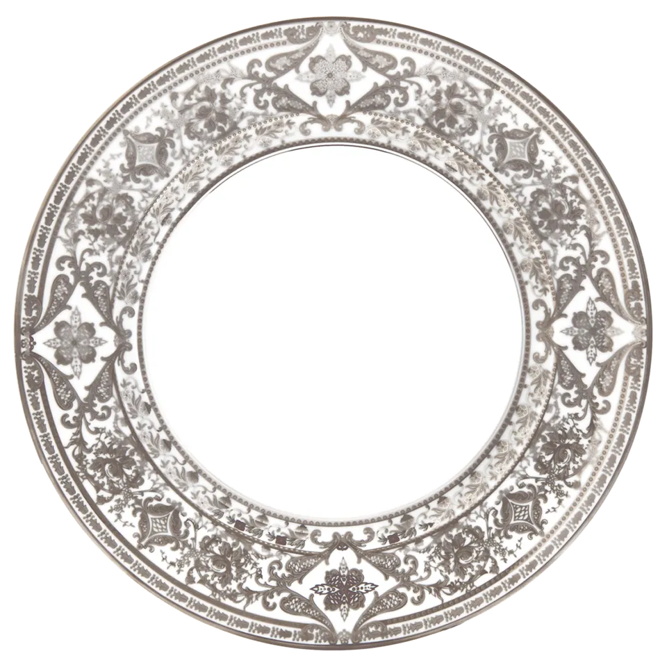 haviland-limoges-matignon-blanc-platine-servierplatte-rund image 1