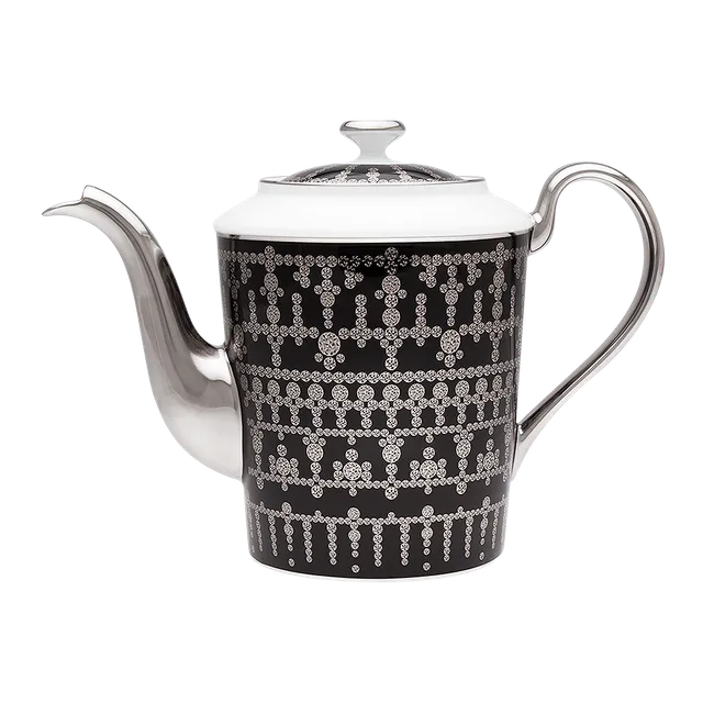 haviland-limoges-tiara-noir-platine-teekanne image 1
