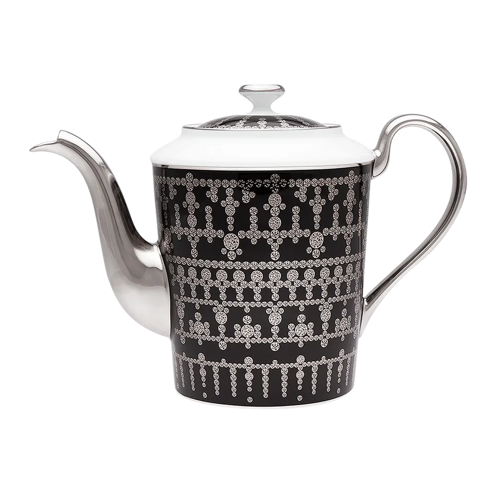 haviland-limoges-tiara-noir-platine-teekanne image 1