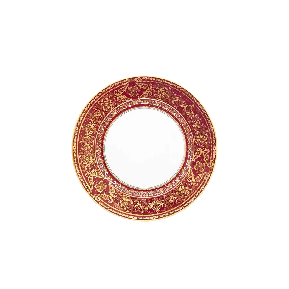 haviland-limoges-matignon-brotteller-kirsche-gold image 1