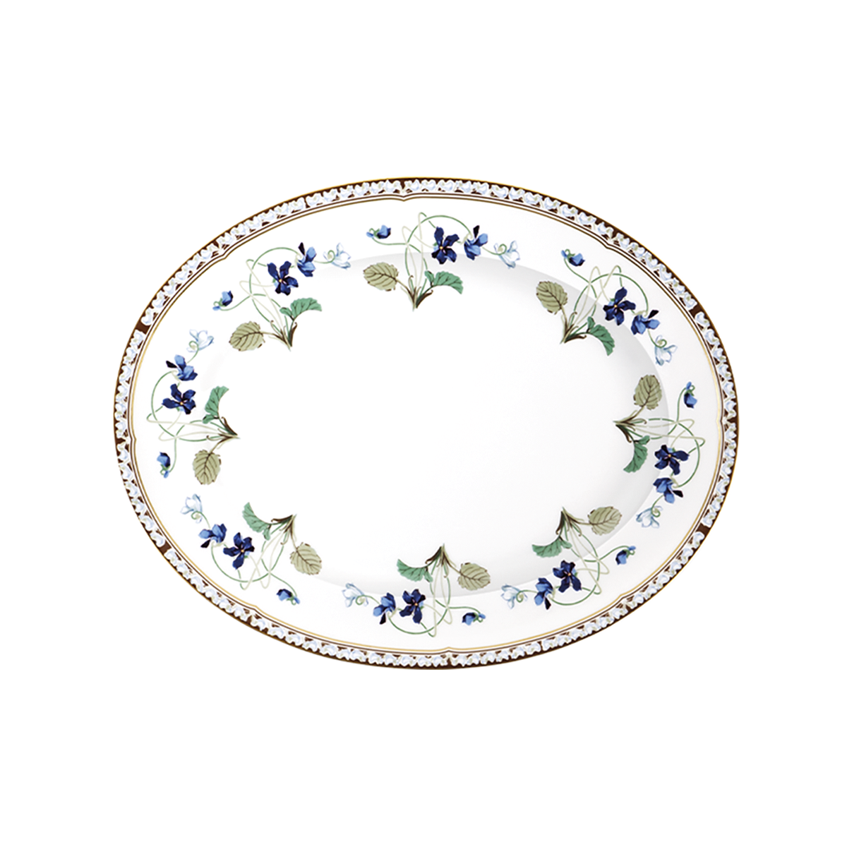 haviland-limoges-imp-ratrice-eug-nie-ovale-platte image 1