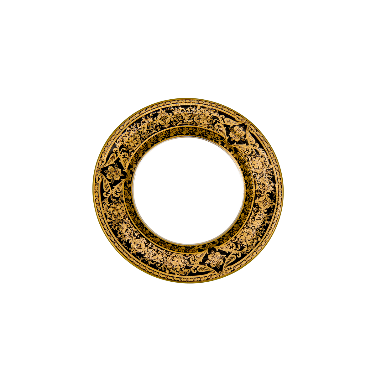 haviland-limoges-matignon-brotteller-noir-or image 1
