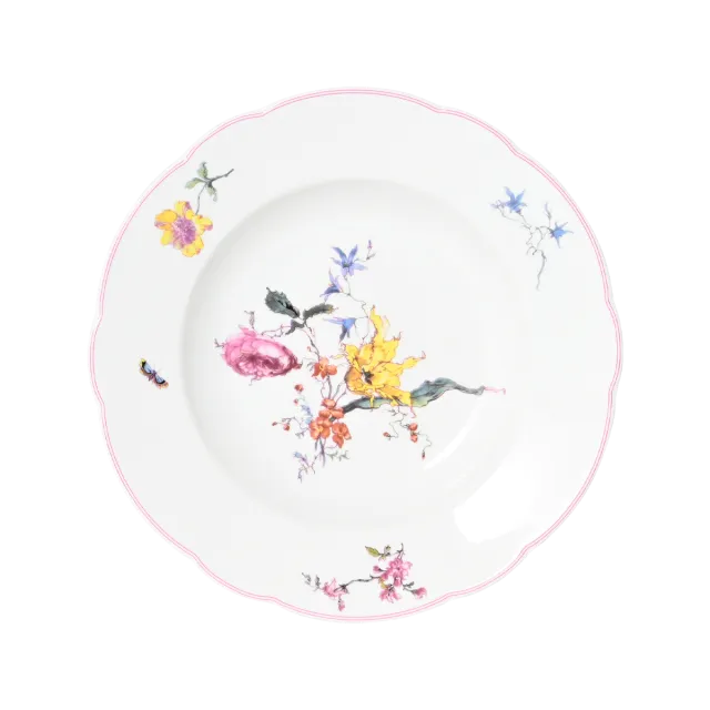 haviland-limoges-fleurs-d-auteuil-suppenteller-mit-fl-gel image 1