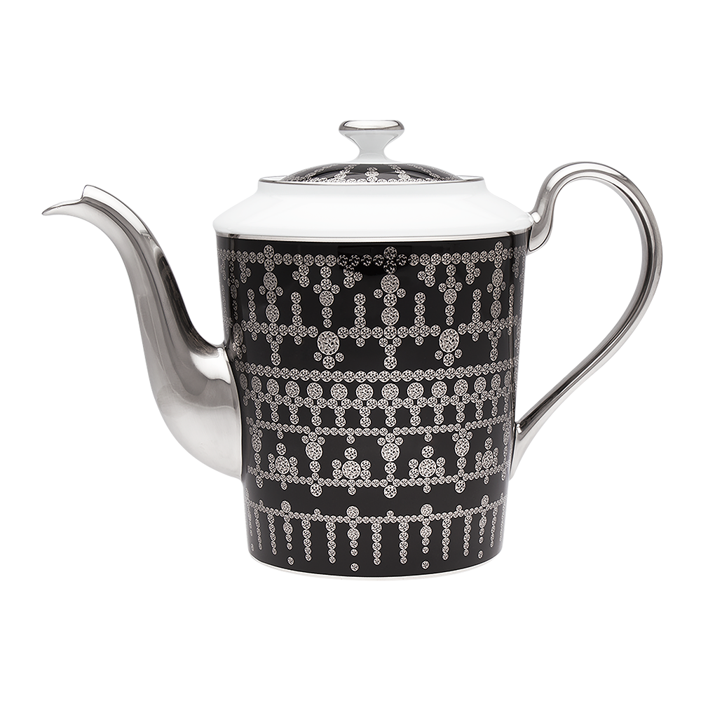 haviland-limoges-tiara-noir-platine-teekanne image 1